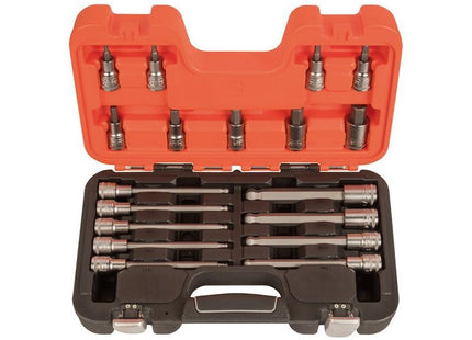 Bahco S18HEX 1/2in Drive Socket Set, 18 Piece Bahco - RockBottom Northampton