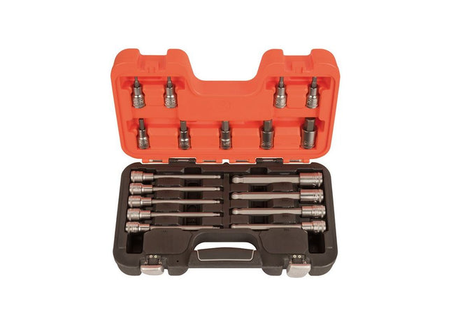 Bahco S18HEX 1/2in Drive Socket Set, 18 Piece Bahco - RockBottom Northampton