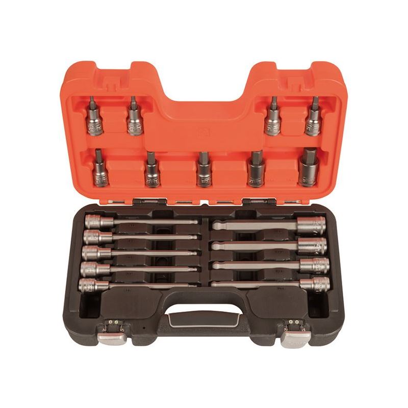 Bahco S18HEX 1/2in Drive Socket Set, 18 Piece Bahco - RockBottom Northampton