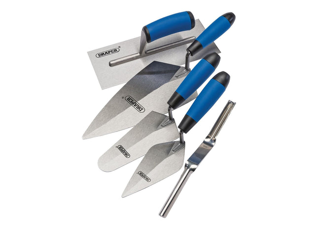 Draper Soft Grip Trowel Set (5 Piece) 70372 Draper - Town Tools 