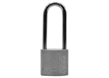 Scan Stainless Steel Padlock 32mm Long Shackle Scan - RockBottom Nothampton
