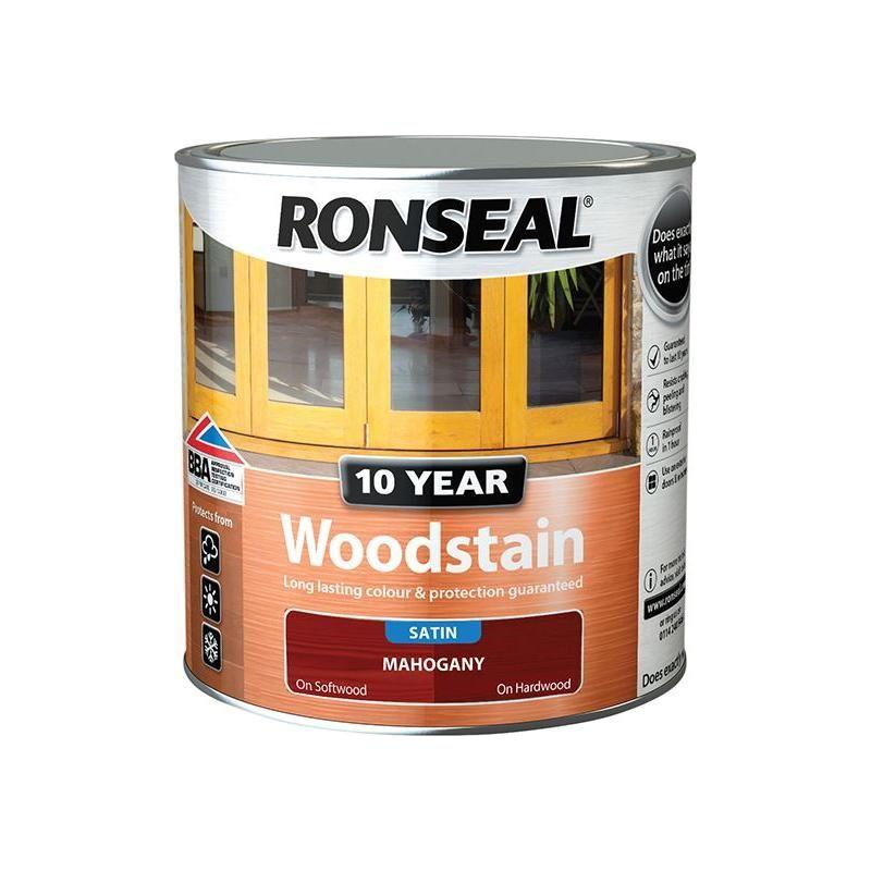 Ronseal 10 Year Woodstain Mahogany 2.5 litre Ronseal - RockBottom Nothampton