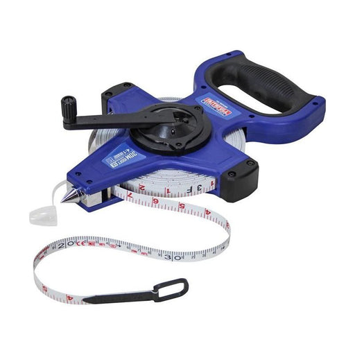 Faithfull Fast Rewind Open Long Tape 30m/100ft (Width 13mm) Faithfull - RockBottom Northampton