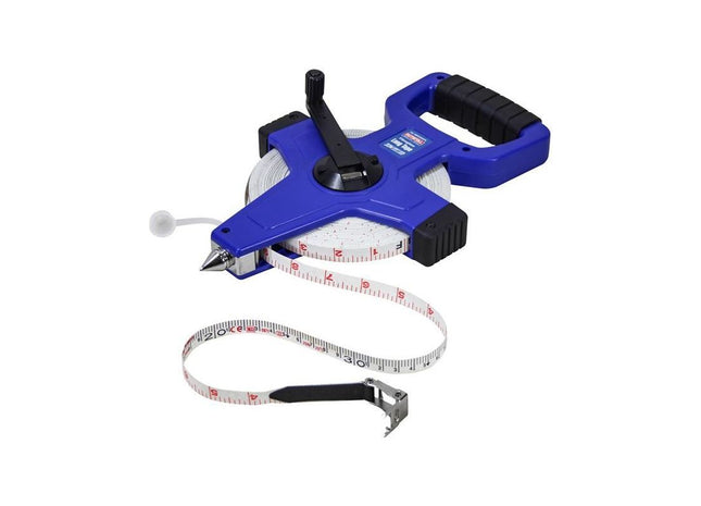 Faithfull Fibreglass Open Long Tape 30m/100ft (Width 13mm) Faithfull - RockBottom Northampton