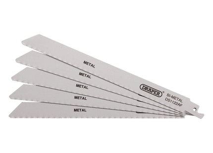 Draper Bi-metal Reciprocating Saw Blades for Metal Cutting, 225mm, 24tpi (Pack o Draper - Town Tools 