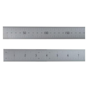 Fisher Satin Chrome Rule 600mm/24in Fisher - RockBottom Northampton