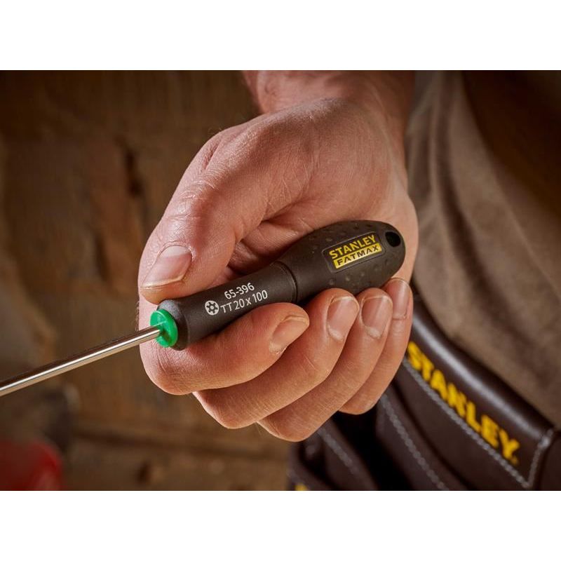 Stanley® Hand Tools FatMax® Screwdriver Tamper-proof TORX Tip TTX20 x 100mm STANLEY® Hand Tools - RockBottom Nothampton