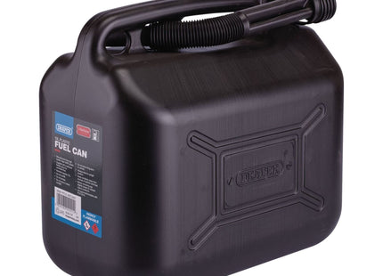 Draper Plastic Fuel Can, 10L, Black 09058 Draper - Town Tools 