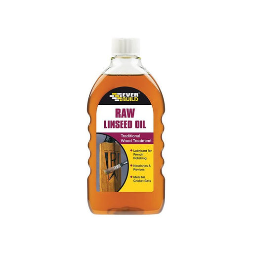 Everbuild Sika Raw Linseed Oil 500ml Everbuild Sika - RockBottom Northamptin