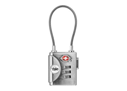 Yale Locks TSA Soft Shackle Padlock 32mm Yale Locks - RockBottom Northampton
