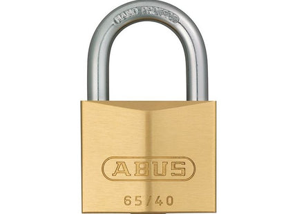 Abus Mechanical 65/40mm Brass Padlock ABUS Mechanical - RockBottom Northampton 