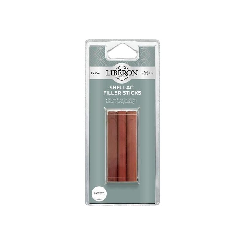 Liberon Shellac Filler Sticks Medium (3 Pack) Liberon - RockBottom Northampton