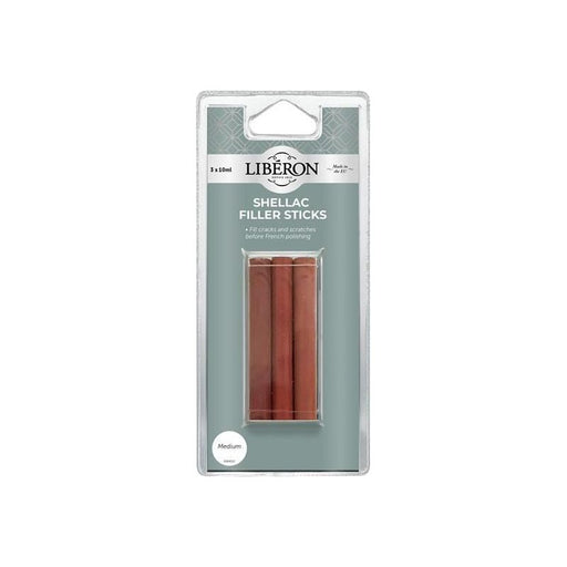 Liberon Shellac Filler Sticks Medium (3 Pack) Liberon - RockBottom Northampton