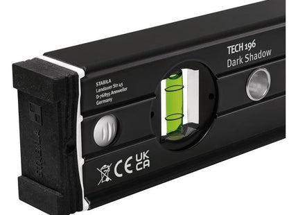 Stabila TECH Dark Shadow Digital Spirit Level 40cm Stabila - RockBottom Nothampton
