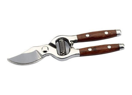 Draper Bypass Pattern Secateurs with Wooden Handles, 210mm 45317 Draper - Town Tools 