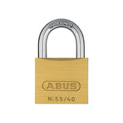 Abus Mechanical 55/40mm Brass Padlock ABUS Mechanical - RockBottom Northampton 