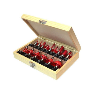 Faithfull 1/2in TCT Router Bit Set, 15 Piece Faithfull - RockBottom Northampton