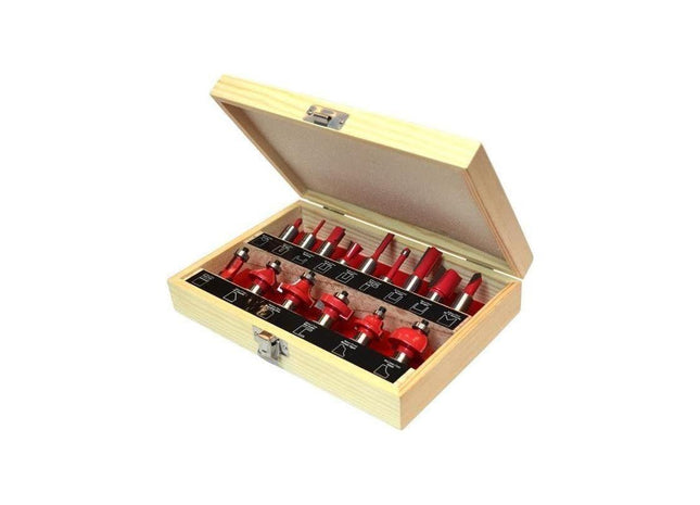 Faithfull 1/2in TCT Router Bit Set, 15 Piece Faithfull - RockBottom Northampton