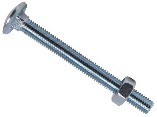 METALMATE Cup Square Hex Bolt & Nut ZP M10 x 100mm Box 25 METALMATE� - RockBottom Northampton
