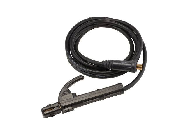 Draper Expert MMA Welding Electrode Holder with 30/50 Dinse-type Plug, 3m, 200A Draper - Town Tools 