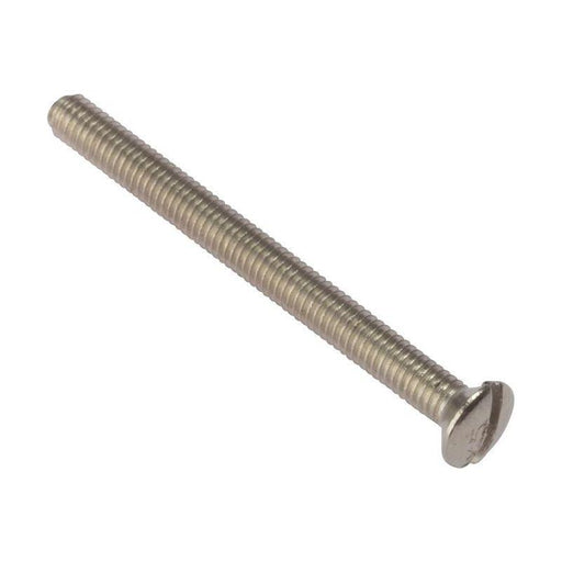 Forgefix Socket Screw Slotted Raised Head Nickel Plated 3.5 x 25mm Bag 100 ForgeFix - RockBottom Northampton