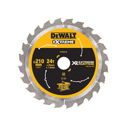 Dewalt Power Tools XR FlexVolt Table Saw Blade 210 x 30mm x 24T DeWALT Power Tools - RockBottom Northampton