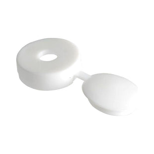 Forgefix Hinged Cover Cap White No. 6-8 Bag 100 ForgeFix - RockBottom Northampton