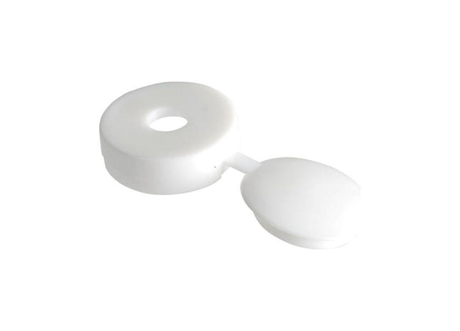 Forgefix Hinged Cover Cap White No. 6-8 Bag 100 ForgeFix - RockBottom Northampton