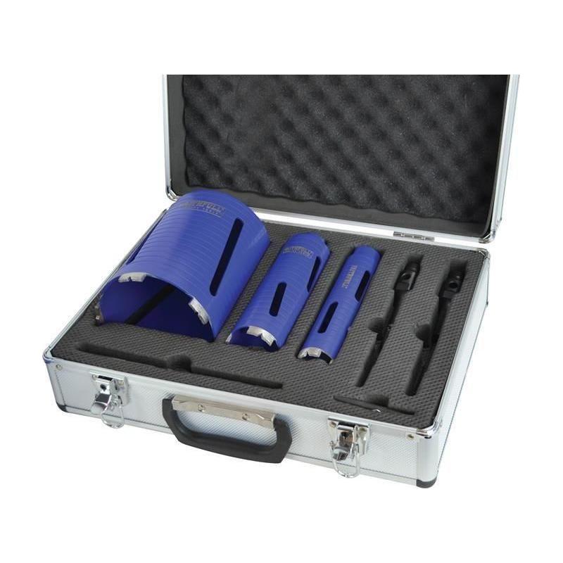 Faithfull Diamond Core Drill Kit & Case Set of 7 Faithfull - RockBottom Northampton