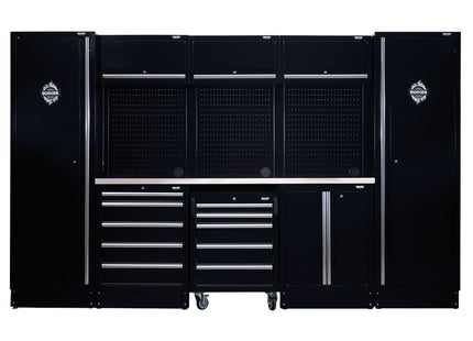 Draper BUNKER Modular Storage Combo with Stainless Steel Worktop (16 Piece) Draper - Town Tools 