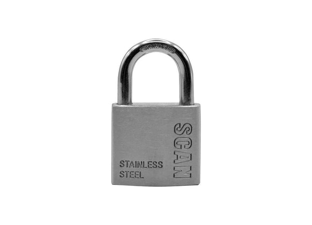 Scan Stainless Steel Padlock 38mm Scan - RockBottom Nothampton