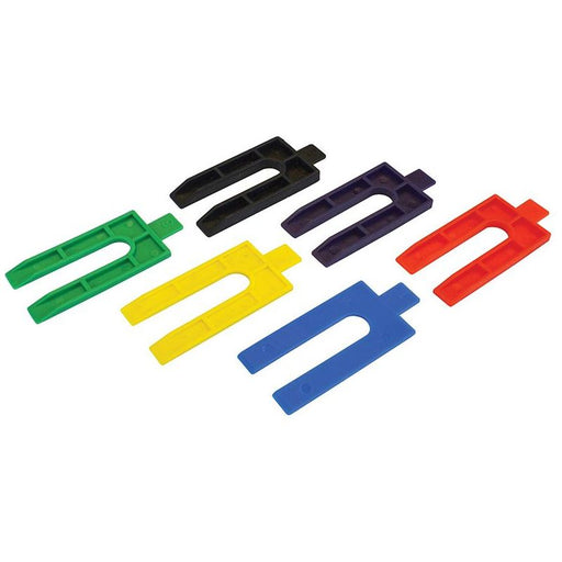 Faithfull Plastic Packing Wedges Mixed (Pack 100) Faithfull - RockBottom Northampton