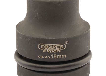 Draper Expert HI-TORQ 6 Point Impact Socket, 1" Sq. Dr., 18mm 05099 Draper - Town Tools 