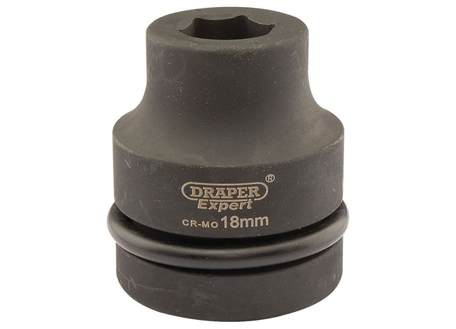 Draper Expert HI-TORQ 6 Point Impact Socket, 1" Sq. Dr., 18mm 05099 Draper - Town Tools 