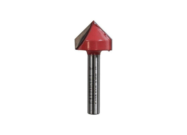 Faithfull Router Bit TCT V-Groove 13.0mm x 19.1mm 1/4in Shank Faithfull - RockBottom Northampton