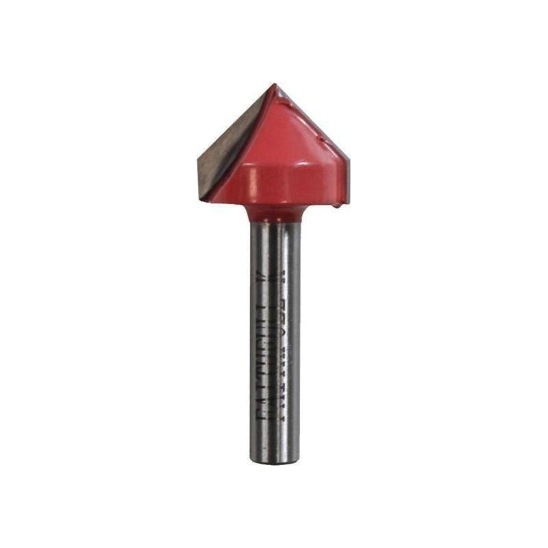 Faithfull Router Bit TCT V-Groove 13.0mm x 19.1mm 1/4in Shank Faithfull - RockBottom Northampton