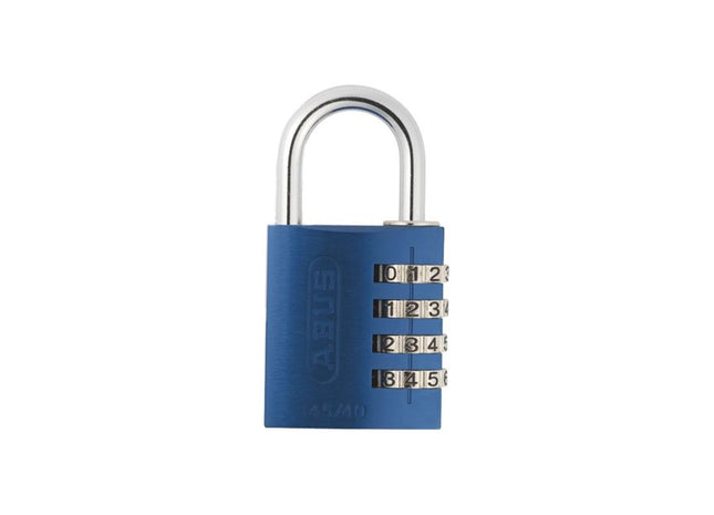 Abus Mechanical 145/40 40mm Aluminium Combination Padlock Blue 49523 ABUS Mechanical - RockBottom Northampton 