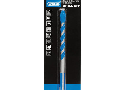 Draper TCT Tile and Glass Drill Bit, 10.0 x 119mm Draper - Town Tools