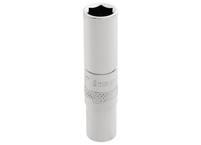 Draper HI-TORQ 6 Point Deep Socket, 1/4" Sq. Dr., 8mm 32675 Draper - Town Tools 
