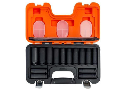 Bahco DD/S14 1/2in Drive Deep Impact Socket Set, 14 Piece Bahco - RockBottom Northampton