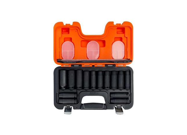 Bahco DD/S14 1/2in Drive Deep Impact Socket Set, 14 Piece Bahco - RockBottom Northampton
