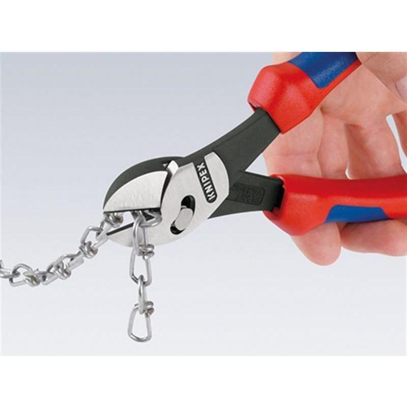 Knipex TwinForce® Diagonal Cutters Multi-Component Grip 180mm Knipex - RockBottom Northampton