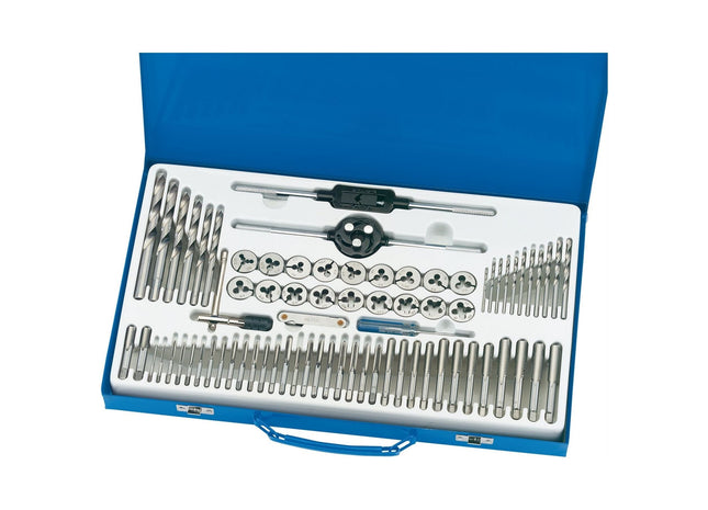 Draper Combination Tap and Die Set Metric and BSP (76 Piece) 79205 Draper - Town Tools 