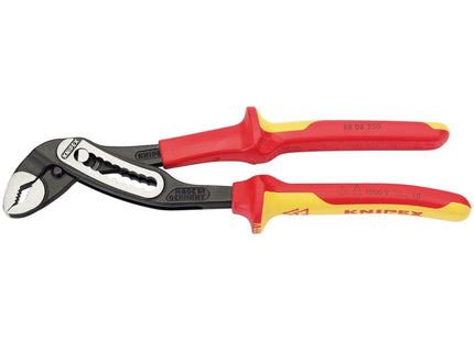 Draper Knipex Alligator 88 08 250UKSBE VDE Fully Insulated Waterpump Pliers, 250 Draper - Town Tools 