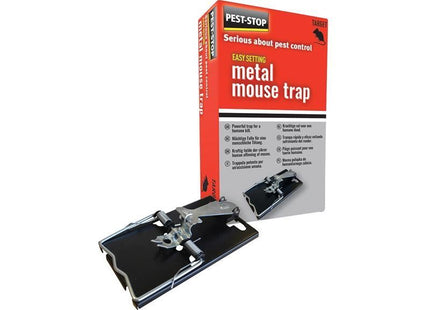 Pest-Stop (Pelsis Group) Easy Setting Metal Mouse Trap Pest-Stop (Pelsis Group) - RockBottom Nothampton