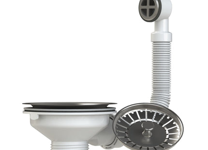 Viva Basket Strainer Waste With Overflow 40MM