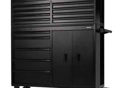 Draper Bunker 13 Drawer Combined Roller Cabinet and Tool Chest, 52", Black Draper - Town Tools