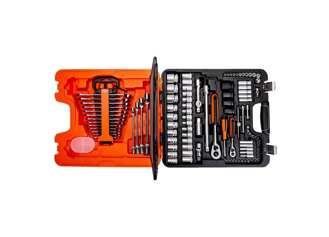 Bahco S108 1/4in & 1/2in Drive Socket & Combination Spanner Set, 108 Piece Bahco - RockBottom Northampton