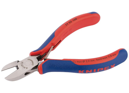 Draper Knipex 77 02 130 Bevelled Electronics Diagonal Cutters, 130mm 27724 Draper - Town Tools 