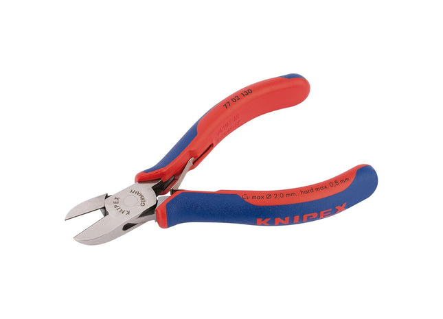 Draper Knipex 77 02 130 Bevelled Electronics Diagonal Cutters, 130mm 27724 Draper - Town Tools 
